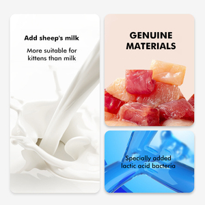 <span class=keywords><strong>Lait</strong></span> en poudre pour chat, formule au <span class=keywords><strong>lait</strong></span> de chèvre et au poulet, enrichi en bactéries lactiques, nutritif et délicieux, adapté aux chatons - Product Image 3
