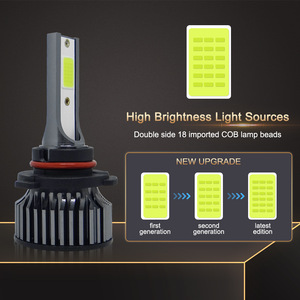 Nuova <span class=keywords><strong>Lampadina</strong></span> LED Ultra-luminosa 8000K per Fari Automatici H1/H3, <span class=keywords><strong>24</strong></span> Watt, 8000 Lumen, 12 <span class=keywords><strong>Volt</strong></span>, Modello Universale Aggiornato, Garanzia 15 Mesi - Product Image 2