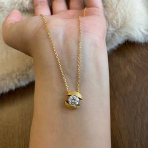 Collar con Colgante de Plata de Ley S925, Estilo Chino Nuevo, con Diseño de Lunares Cepillados, Bolsa de la Suerte, Accesorio de Moda de Lujo y Temperamento Exquisito - Product Image 5