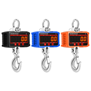 Großhandel 500kg 1000kg <span class=keywords><strong>1500kg</strong></span> Digital <span class=keywords><strong>Hanging</strong></span> Crane Scale, LED-schaltbare Anzeige, Fernbedienung, hohe Kapazität - Product Image 1