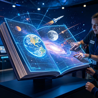 Système de projection interactif de livres virtuels 8K 4K, livre interactif virtuel, contrôle gestuel, projecteur de livres virtuels interactif