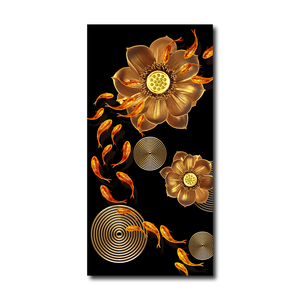 Arte della parete astratta animale oro <span class=keywords><strong>cervi</strong></span> stampa pittura su tela e stampe moderne immagini di lusso per la decorazione della casa - Product Image 1