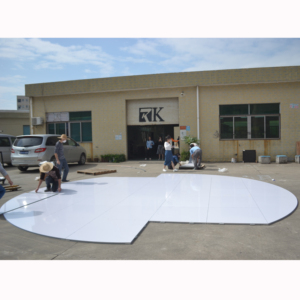 Portable round aluminum frame dance floor for hotel banquet event - Product Image 6