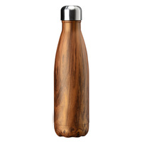 Botellas de agua personalizadas, termo de café con aislamiento al vacío, doble pared, barata