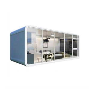 Mini casa prefabricada modular personalizada de fábrica, contenedor de bajo costo para Apple Home prefabricado Pod escuelas centros comerciales hoteles panel sándwich - Product Image 2