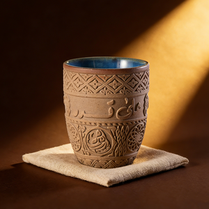 Tasses à thé et à café en céramique du Moyen-Orient personnalisées, motifs complexes, calligraphie arabe, tasses de 135/200/280 ml, vaisselle pour cadeau, hôtel - Product Image 4
