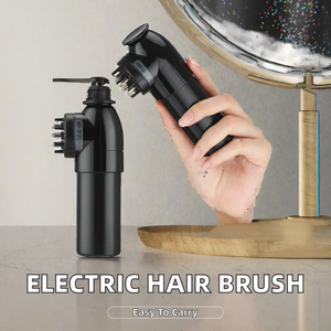 <b>Brush</b> <b>Massager</b> Comb Stainless Steel Waterproof Scratcher Oil Head Serum Applicator Regrowth Treatment Manual Portable - Product Image 2