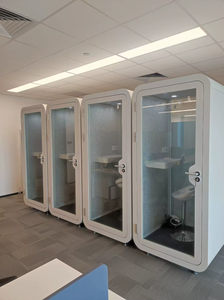 Moderna cabina ufficio insonorizzata messa <span class=keywords><strong>a</strong></span> fuoco da lavoro Pod per rispondere alle chiamate mobili casa prefabbricata - Product Image 6