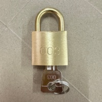 Ant-fire Manille en laiton massif antivol Laiton 003 Cadenas 30MM Cadenas avec clé 003