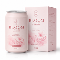Bougies en cire de soja d'aromathérapie en gros, style unique, pour cadeaux et ornements
