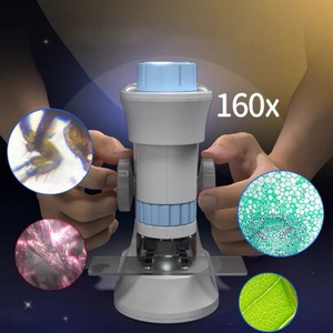 Kids' Handheld Portable Microscope <b>DIY</b> Science <b>Kit</b> with Electromagnetic Induction for Educational Play - Product Image 6