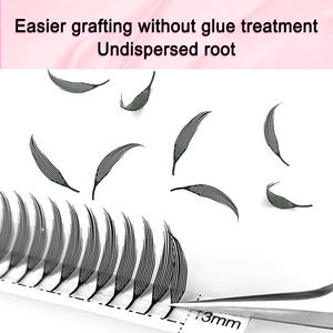 Nouvelle conception, <span class=keywords><strong>cils</strong></span> synthétiques faits à la main, effet tour/spire, courbure CC, vente en gros pour <span class=keywords><strong>cils</strong></span> pré-faits doux CD Comics, extension de <span class=keywords><strong>cils</strong></span> naturels - Product Image 4