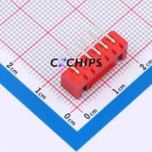 BX-HA2.54-6PWZ-R Wire-to-Board Pin Header Bent Lead Through Hole,P=2.5mm Connector 1x6P 2.5mm Right Angle Insert XHB - Product Image 2