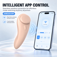 Bestmoon Jouet sexuel pour adultes, vibromasseur clitoridien pour femmes, vibromasseur portable, vibromasseur à porter, jouet sexuel pour femmes, contrôlable par application