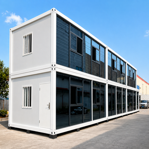 Casa Container Prefabbricata Abitabile da 40 Piedi, Casa Modulare Mobile Integrata per Uffici in Cantiere e Dormitori - Product Image 2