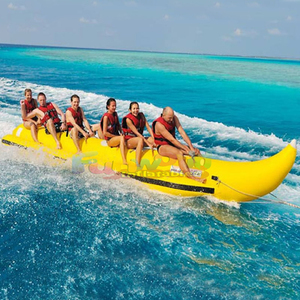 Équipement aquatique commercial de qualité supérieure pour l'extérieur, tubes pliables et remorquables, jeux aquatiques, banane gonflable. - Product Image 5