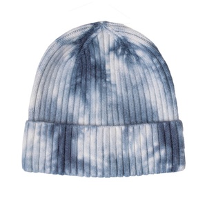 Bonnet tricoté tie-dye tendance unisexe style japonais hip-hop sport chaud et épais pour l'hiver - Product Image 1