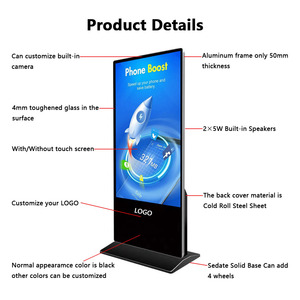 32-65 Inch <strong>LCD</strong> Menu Digital Signage For Indoor Advertising For Retail Stores Education Shopping Malls Animation Graphics - Product Image 5