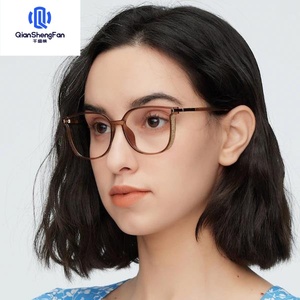 87042 Monture <span class=keywords><strong>de</strong></span> lunettes optiques tendance très vendue, lunettes anti-lumière bleue, lunettes d'ordinateur <span class=keywords><strong>à</strong></span> branches métalliques <span class=keywords><strong>à</strong></span> ressort - Product Image 2