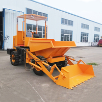 Mini-benne à roue de 3 tonnes, camion-benne, benne, 4x4, Diesel, camion-benne, Construction, Machine de plage, vente, chine, Offre Spéciale
