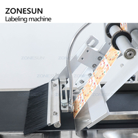 ZONESUN ZS-TB170 Carte À Gratter Surface Plane Bouteille Poche D'étiquetage Automatique Coller Machine Pour Cosmétiques