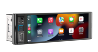 Autoradio portable Android 13 avec GPS, écran OLED 4K, CarPlay sans fil, divertissement pour passagers arrière et aide au recul