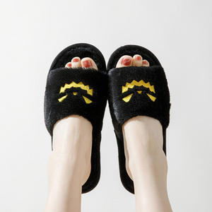 Chaussons d'intérieur décontractés pour femmes à motif citrouille d'Halloween, confortables, élégants, à plateforme, tendance - Product Image 3