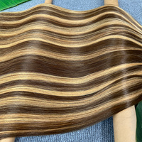 Ruban Double Dessiné Ins Vietnamien Invisible Seamless Color P4/27 Highlight Ombre Cuticule Aligné Ruban dans les Extensions de Cheveux Humains