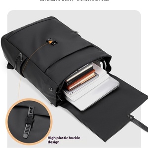 Sac à dos décontracté léger pour homme, personnalisé, imperméable, en Oxford, fermeture à glissière, grande capacité, pour les trajets quotidiens, les étudiants, les affaires - Product Image 4