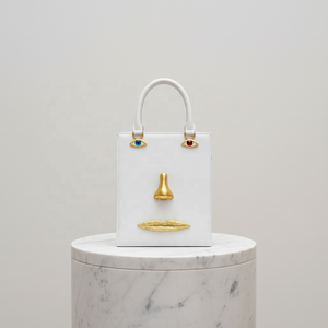 Nouveau Sac à Main Vintage à Motif Visage, Sac à Bandoulière pour <span class=keywords><strong>Femme</strong></span>, Sac de Luxe Léger pour Dames, Fournisseur de Qualité, 20 cm - Product Image 5