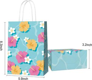 Sacs en papier kraft personnalisés avec logo imprimé et poignée pour l'emballage commercial des petites entreprises - Product Image 4