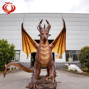 Fabricantes Que Construyeron El Parque De Dinosaurios Dinosaurio Animatrónico De Tamaño Real Para Exteriores Para Parque Infantil - Product Image 4