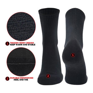 उच्च गुणवत्ता वाले पुरुष सूती कस्टम लोगो आकस्मिक सफेद मोजे सादे मोजे सादे मोजे सादे मोजे - Product Image 2