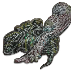 Coudre sur la broderie oiseau <span class=keywords><strong>perroquet</strong></span> Sequin Bling Patches Designer pour t-shirt vêtements - Product Image 6