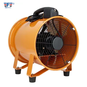 Ventilador de ventilação, venda quente industrial móvel ventilação hélice cilíndrico portátil axial ventilador do tubo de escape