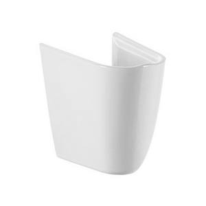 Lavabo Semicolonna Illusion de 39.5 cm de largo, 28.5 cm de ancho y 31.5 cm de alto para uso en baño - Product Image 1