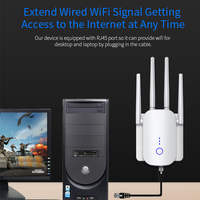 Répéteur WiFi double bande 1200 Mbps 5G Jamer avec antenne 4*3dBi, amplificateur de signal pour la maison