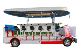 <span class=keywords><strong>Bicicleta</strong></span> Eléctrica Tándem Móvil para Bar, Ideal para Recorridos Urbanos, <span class=keywords><strong>Bicicleta</strong></span> Pub con Pedales para Grupos Turísticos, Fiestas Urbanas - Product Image 3