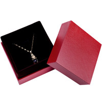 Boîtes à bijoux en papier personnalisées avec logo imprimé, boîtes en carton pour bagues, colliers, boucles d'oreilles, emballage cadeau, boîte à bijoux en papier