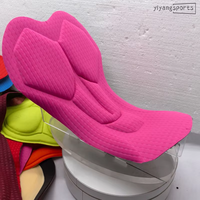 Leggings de cyclisme rembourrés haut de gamme italiens pour femmes, avec coussinet de vélo en chamois et interface élastique