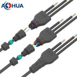 AHUA kablo demeti özelleştirilmiş 2 3 Pin 2 3 4 5 yollu distribütörü uzatma kablosu su geçirmez sürücü güç konnektörleri - Product Image 5
