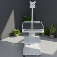 Chariot médical 2026 Nouveau chariot de scanner dentaire médical Chariot de scanner intra-oral avec support et plateau Chariot à outils Poste de travail mobile