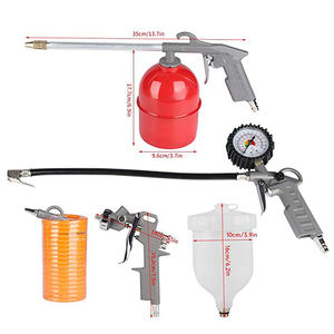 Kit <span class=keywords><strong>de</strong></span> nettoyage <span class=keywords><strong>de</strong></span> pistolet à air comprimé, comprenant 5 accessoires pour compresseur d'air, pistolet <span class=keywords><strong>de</strong></span> pulvérisation, <span class=keywords><strong>gonfleur</strong></span>, tuyau <span class=keywords><strong>de</strong></span> soufflage d'air, pistolet <span class=keywords><strong>de</strong></span> <span class=keywords><strong>peinture</strong></span> - Product Image 2