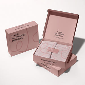 批发定制哑光彩色波纹邮寄电子商务包装小纸纸板运输邮件箱 - Product Image 1