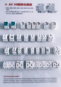 Igercn thương hiệu IG-303U Hot Bán <span class=keywords><strong>Modular</strong></span> Din Rail gắn ngoài trời hộp phân phối điện phổ ổ cắm tường ổ cắm 16A 15A - Product Image 5