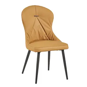 공급 업체 직접 판매 저렴한 검은 페인트 금속 다리 사무실 게으른 의자 디닝