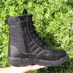 Sonice รองเท้ายุทธวิธีปีนเขากันน้ำฤดูหนาวมีซิปด้านข้างรองเท้าฝึกเดินป่าต่อสู้ - Product Image 5