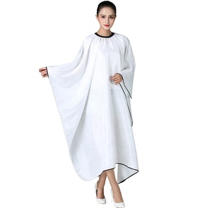 Poliestere impermeabile parrucchieri abito Hair Styling Cape trucco grembiule abito <span class=keywords><strong>da</strong></span> taglio per capelli per Salon Home barbieri mantelle per bavaglini - Product Image 4