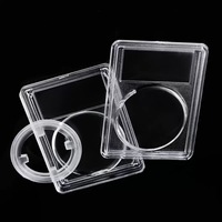 Boîtes de rangement pour pièces de monnaie avec soudure ultrasonique pour pièces classées PCGS, avec insert en caoutchouc de taille ajustable