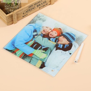 Mida BL-25 200*200*5mm Tự làm thăng hoa kính vuông khung ảnh khoảng trống nhà máy trực tiếp trang trí sử dụng Thăng hoa khung ảnh - Product Image 2